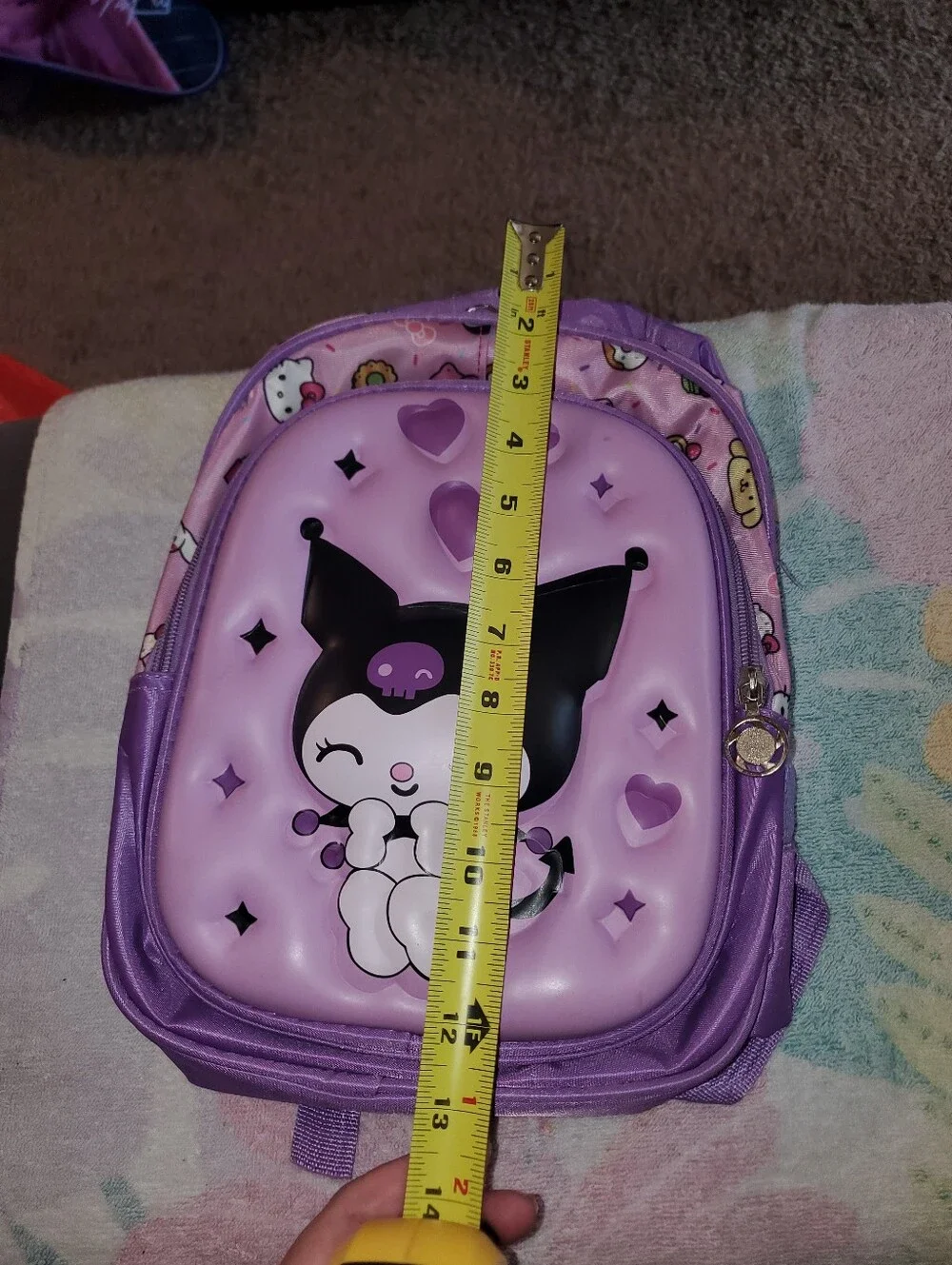 *New* Kuromi 3-D Medium Sized Backpack